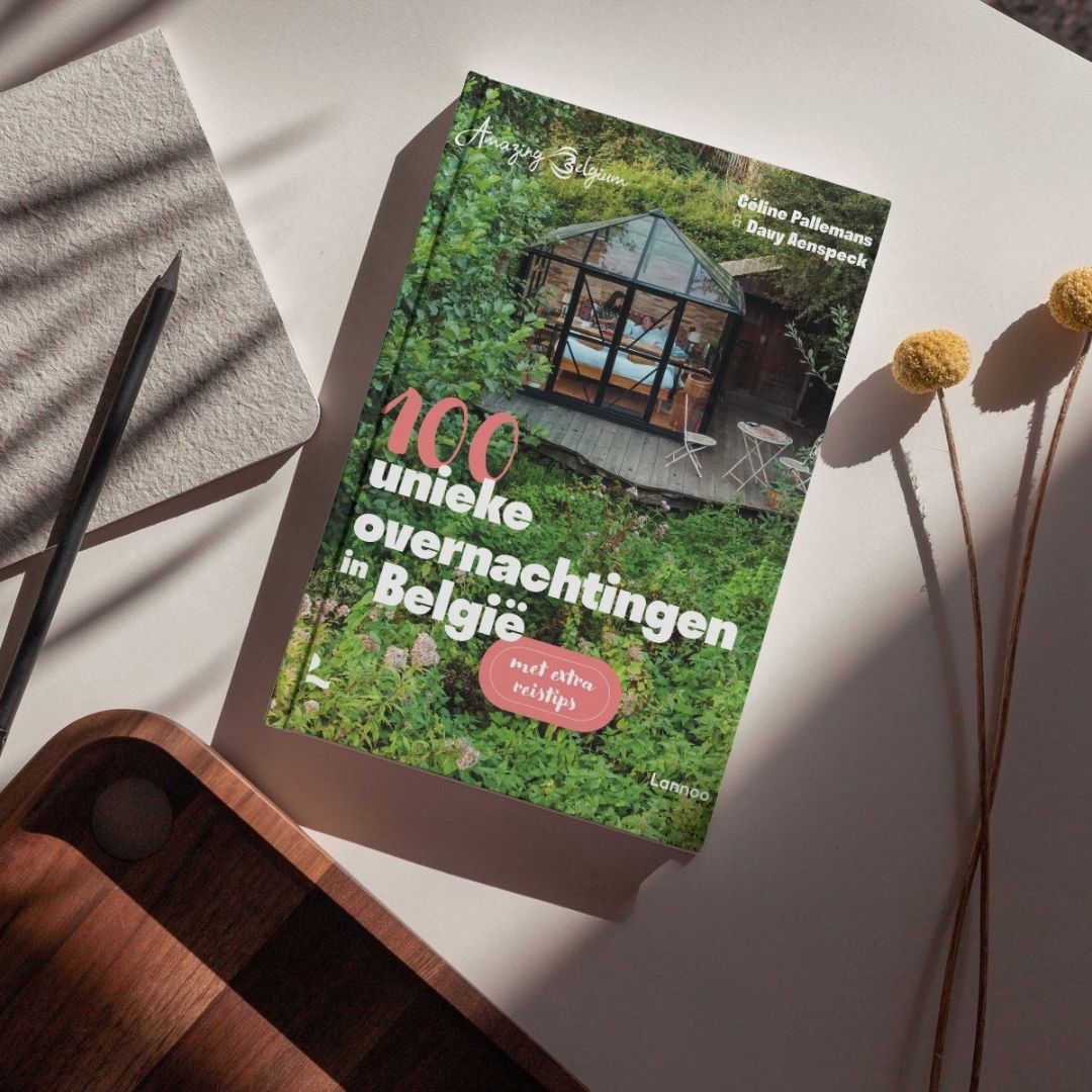 New Book Pre-Sale: 100 unique stays in Belgium (only in FR & NL)