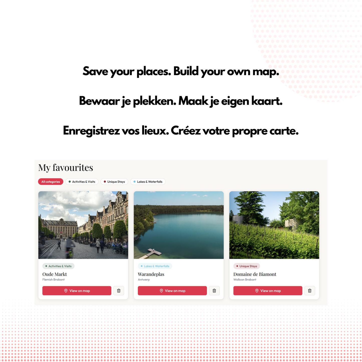 (Her)ontdek België: Interactieve Digitale Kaart