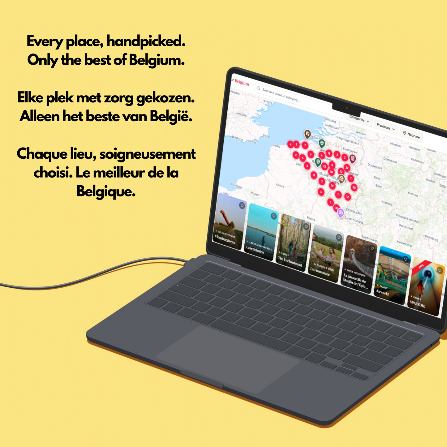 (Her)ontdek België: Interactieve Digitale Kaart