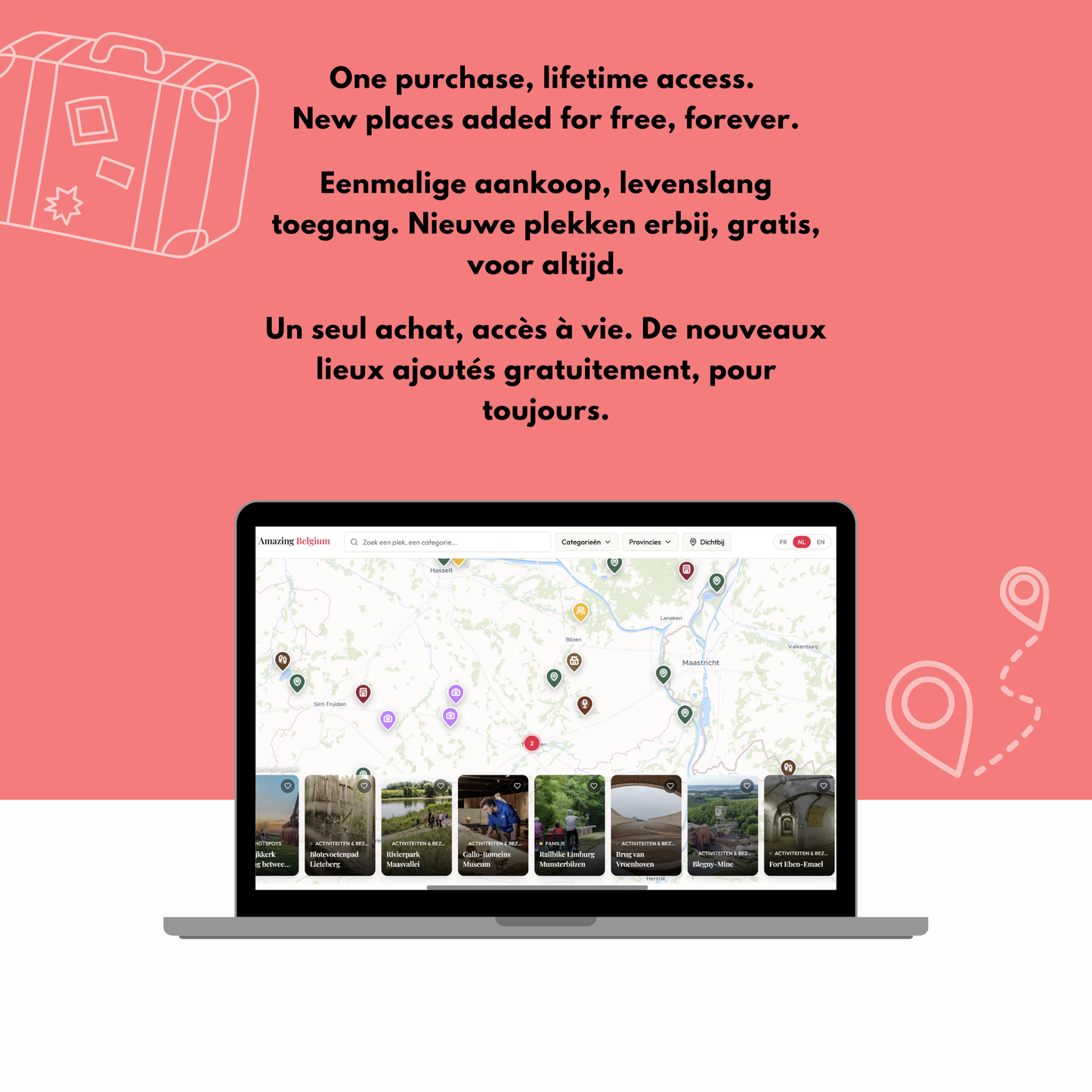 (Her)ontdek België: Interactieve Digitale Kaart